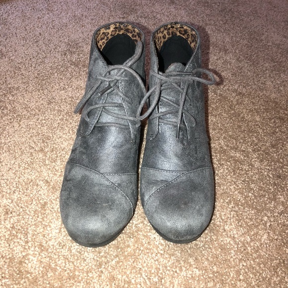 Gray Booties - Picture 2 of 3